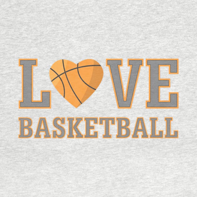 Love basketball by Dennson Creative